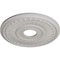 Ekena Millwork Melonie Ceiling Medallion (Fits Canopies up to 6 3/8"), 16"OD x 3 5/8"ID x 3/4"P, Ultra Pure White CM16MLUWF - alternate 2